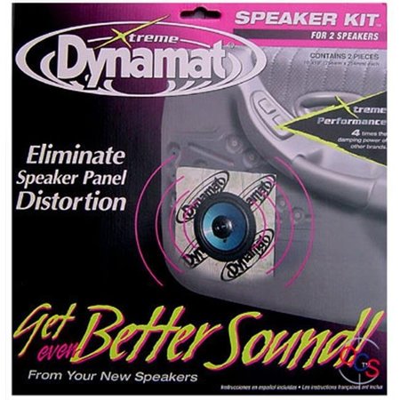 DYNAMAT Dynamat 10415 Xtreme Speaker Kit - Two 10" x 10" Xtreme Speaker Kit Sheets 10415